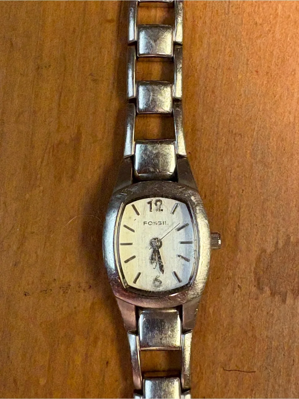 Fossil Silver Tone Women's Link Bracelet Watch